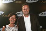 Amsterdam, 12 Juli 2006
Presentatie nieuw GSM Toestel type van Samsung X820 i.s.m. met Oger.  Tjerk Bogstra met zijn vrouw