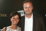 Amsterdam, 12 Juli 2006
Presentatie nieuw GSM Toestel type van Samsung X820 i.s.m. met Oger.  Tjerk Bogstra met zijn vrouw