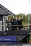 Muiderberg 31 mei 2006
Linda de Mol, Annette Malherbe Tjitske Reidinga  en Susan Visser  (Gooische vrouwen)op woonark in natuurreservaat Naardermeer tegen aanleg A6
Peter Smulders bv