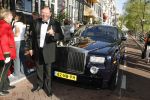 Amsterdam 15 juli 2006
Premiere Rembrandt in Carre.
Tom Westermeijer met Rolls Royce