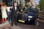Amsterdam 15 juli 2006
Premiere Rembrandt in Carre.
Tom Westermeijer met Rolls Royce