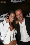 Amsterdam, 12 Juli 2006
Presentatie nieuw GSM Toestel type van Samsung X820 i.s.m. met Oger.  Jeroen v d Mast met Wendy Dubbelt