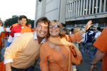 Frankfurt 21 juni 2006
Nederland Argentinie tijdens de WK in duitsland.
Willeke Alberti en Johan Westermeijer