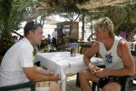 Ibiza 27 juli 2006
 Wim Kieft met Matthijs Albers   op Ibiza.