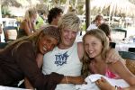 Ibiza 27 juli 2006
 Wim Kieft met dochter en patty Brard  op Ibiza.