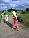 Halfweg, 5 Augustus 2006
Tweede ronde NK Strokeplay Heren op golfbaan 
Wim de Vries vader van Floris de Vries en Wouter de Vries