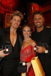 Hilversum 13 mei 2006
Finale Dancing with the stars.
Winston Post geeft John de Wolf een horloge