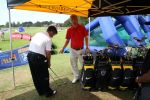 Zandvoort, 13 augustus 2006
KLM Dutch Golf Open 2006 Kennemer golfclub
Wouter de Vries bij de NIKE-stand