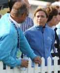 Zandvoort, 10 augustus 2006
KLM Dutch open golf 2006 Op de Kennemer golfclub
Yvonne v Gennip als toeschouwer