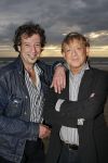 Noordwijk 15 augustus 2007
Tros zomerfeest bij hotels van Oranje . Benny Neyman met partner Hans