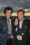 Noordwijk 15 augustus 2007
Tros zomerfeest bij hotels van Oranje . Benny Neyman met partner Hans