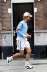 Amsterdam 9 augustus 2007
Chris Zeegers hard aan het lopen .