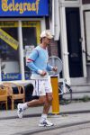 Amsterdam 9 augustus 2007
Chris Zeegers hard aan het lopen .