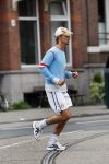Amsterdam 9 augustus 2007
Chris Zeegers hard aan het lopen .