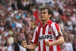 Eindhoven, 25 Augustus 2007 Eerste thuiswedstrijd Seizoen 2007/2008 PSV-NEC, eindstand 5-0
Danko Lazovic wordt blij met zijn eerste doelpunt voor PSV
