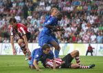 Eindhoven, 25 Augustus 2007 Eerste thuiswedstrijd Seizoen 2007/2008 PSV-NEC, eindstand 5-0
Danko Lazovic goed voor zijn eerste 2 doelpunten in dienst van PSV was moeilijk te stoppen of alleen via overtredingen
Rutger Worm, Peter Wisgerhof en Dominique Kivuvu en Otman Bakkal