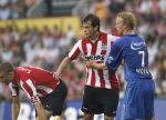 Eindhoven, 25 Augustus 2007 Eerste thuiswedstrijd Seizoen 2007/2008 PSV-NEC, eindstand 5-0
Danko Lazovic goed voor zijn eerste 2 doelpunten in dienst van PSV was moeilijk te stoppen of alleen via overtredingen
Rutger Worm en Timmy Simons