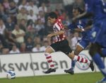 Eindhoven, 25 Augustus 2007 Eerste thuiswedstrijd Seizoen 2007/2008 PSV-NEC, eindstand 5-0
Fagner Conserva Lemos is blij met zijn eerste doepunt in dienst van PSV
