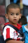 Eindhoven, 25 Augustus 2007 Eerste thuiswedstrijd Seizoen 2007/2008 PSV-NEC, eindstand 5-0
Flavio Gomes, zoontje van doelman Gomes