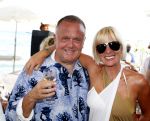 St Tropez 3 augustus 2007
Jan des Bouvrie viert zijn 65 e verjaardag bij Tropezina . Harry Mens met Monique