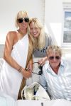 St Tropez 3 augustus 2007
Jan des Bouvrie viert zijn 65 e verjaardag bij Tropezina . Monique en Bo met Jan