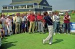 Noordwijk, 26 Juli 1992
Dutch Open Golf 1992 Heineken Open 1992
Op de Noordwijkse golfclub
Jose Maria Olazabal met Pieter v Vollenhoven