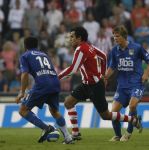 Eindhoven, 25 Augustus 2007 Eerste thuiswedstrijd Seizoen 2007/2008 PSV-NEC, eindstand 5-0
Kenneth Perez in zijn eerste officiele kompetitiewedstrijd voor PSV