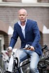 Amsterdam 8 augustus 2007
Mart Visser op de fiets.