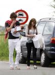 8 Augustus,Tara Elders met Michiel Huisman en baby