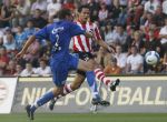 Eindhoven, 25 Augustus 2007 Eerste thuiswedstrijd Seizoen 2007/2008 PSV-NEC, eindstand 5-0
Otman Bakkal contra Jonas Olsson