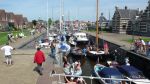 Lemmer, 31 Juli 2007
Lemmer Week Kermis, doortocht van de skutsje zeilboten en andere boten door het centrum voor 2 wedstrijddagen, Haven, Sluis