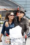 Schiphol 6 augustus 2007
Jan Smit en Yolanthe Cabau v Kasbergen komen terug op schiphol van hun reis naar India de Malediven en New York. Jan met hoed
