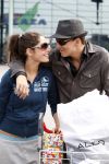 Schiphol 6 augustus 2007
Jan Smit en Yolanthe Cabau v Kasbergen komen terug op schiphol van hun reis naar India de Malediven en New York. Jan met hoed