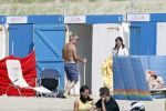 Bergen aan Zee 31 juli 2007
Youp van t Hek en zjn vrouw Debbie Petter op het strand.
Peter Smulders bv