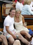 Amsterdam 10 juli 2010
Gigi ravelli met haar nieuwe vriend op de boot in de grachten van Amsterdam.
Peter Smulders bv