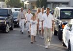 Ibiza 13 en 14 juli 2010
Johnny Heitinga en Charlotte Sophie trouwen op ibiza. Ze vliegen met een prive vliegtuig na de huldiging naar ibiza. John v d Heuvel met zijn vrouw
Peter Smulders bv