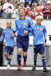 Amsterdam 3 augustus 2011
Afscheidswedstrijd Edwin v d Sar in Arena . Edwin met zijn vrouw Annemarie en kinderen Joe en Lynn
Peter Smulders bv