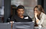 Amsterdam 3 augustus 2011
Frank Rijkaard met zijn vrouw op terras.
Peter Smulders bv