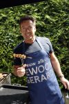 Aalsmeer 9 juli 2011
BBQ van Gerard Joling met fans bij hem thuis. 
Peter Smulders bv