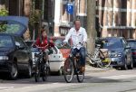 Amsterdam 5 juni 2011
Jack Spijkerman met zoon op fiets.
Peter Smulders bv