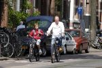 Amsterdam 5 juni 2011
Jack Spijkerman met zoon op fiets.
Peter Smulders bv