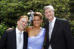 Ermelo 9 juli 2011
Trouwen Winston Gerschtanowitz en Renate Verbaan bij hotel het Roode Koper. Marcel Boekhoorn met zijn vriendin Danielle en Victor Muller
Peter Smulders bv