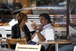 Amsterdam 3 augustus 2011
Marco en Leontine Borsato samen op terras.
Peter Smulders bv