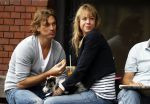 Amsterdam 16 juli 2011
Nicolette Kluijver met vriend op terras.
Peter Smulders bv