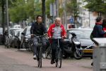 Amsterdam 30 juli 2011
Youp van t Hek en zijn zoon Julius op de fiets.
Peter Smulders bv