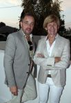 St Tropez 3 augustus 2012
Jan des Bouvrie viert zijn 70e verjaardag thuis bij hem in St Tropez. Addy v d Krommenacker met vriend
Peter Smulders bv