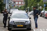 Amsterdam 22 juni 2012
Badr Hari en Joelle Gullit vertrekken bij het huis van Estelle.
Peter Smulders bv