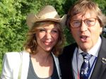 Breukelen 12 juni 2012
Haringparty op Neijenrode. Claudia de Breij met vader
Peter Smulders bv