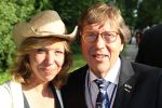 Breukelen 12 juni 2012
Haringparty op Neijenrode. Claudia de Breij met vader
Peter Smulders bv