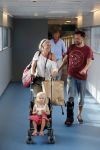 ibiza 1 augustus 2012
Dennis Weening met gebroken enkel en vrouw en dochter op het vliegveld van ibiza.
Peter Smulders bv